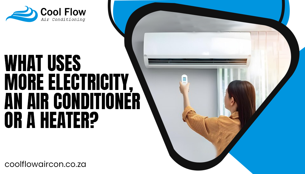What uses more electricity, an air conditioner or a heater